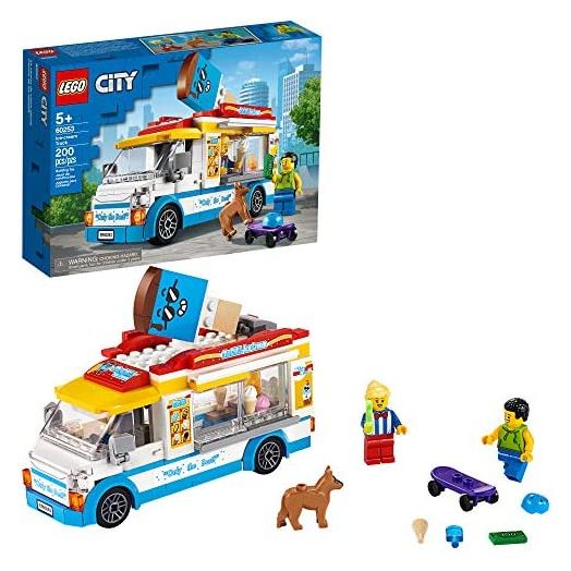 LEGO City Ice-Cream Truck 60253, Cool Building Set for Kids (200 Pieces)