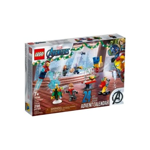 LEGO 76196 Marvel The Avengers Advent Calendar 2021 Building Set, Christmas Countdown Calendar for Kids (298 Pieces)