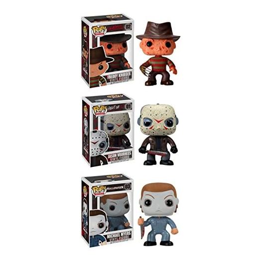 Funko Horror Classics POP Movies Collectors Set: Freddy Krueger, Jason Voorhees, Michael Myers Action Figure