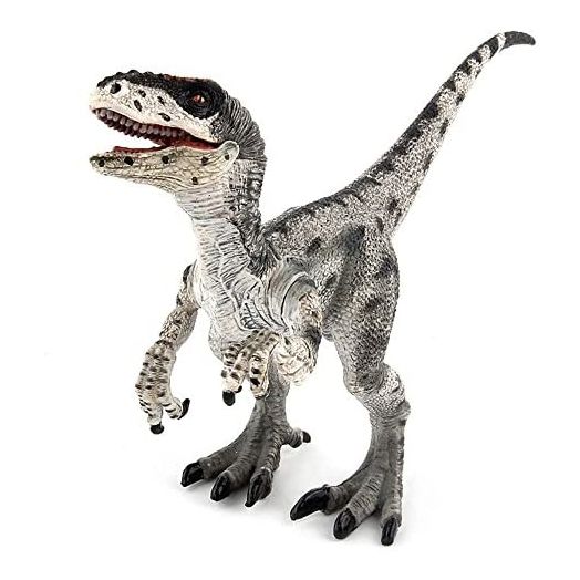 Gemini&Genius Velociraptor Dinosaur Toys, Dinosaur Action Figure with Movable Joints, Dino World as Gifts and Collection Model for Kids