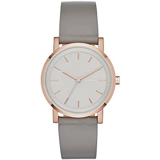 DKNY Women's Soho 34mm Stainless Steel Quartz Dress Watch