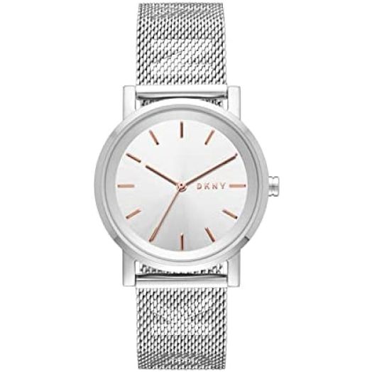 DKNY Women's Soho 34mm Stainless Steel Quartz Dress Watch