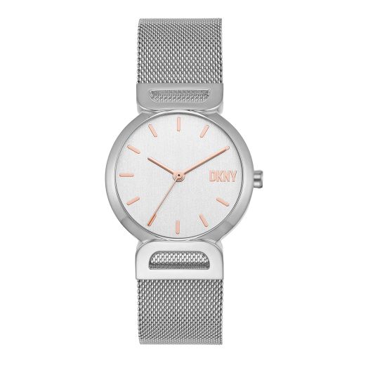 DKNY Women's Downtown D Quartz Stainless Steel Dress Watch