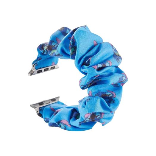 Cute Baby Stitch Scrunchie Elastic Watch Band ,Adorable Gifts Ideas For Teen Girls,Best friend,Compatible With apple iWatch Series 6/5/4/3/2/1,For Watch Band 38mm/40mm