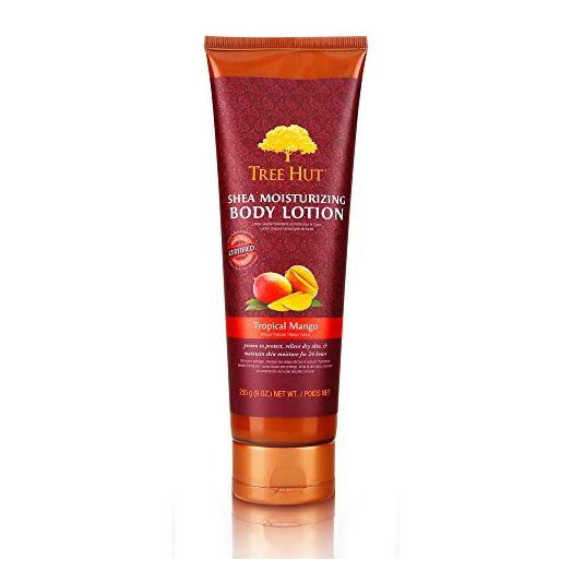 Tree Hut Shea Moisturizing Body Lotion Tropical Mango, 9oz, Ultra Hydrating Body Lotion for Nourishing Essential Body Care