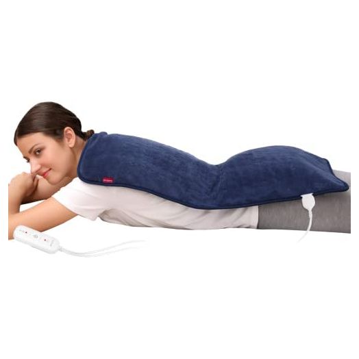 Large Heating Pad, Comfytemp XL Electric Heating Pad for Back Pain Relief, 17" x 33" Extra Large Heated Pad with 3 Heat Settings, 2H Auto-Off, Back Heating Pad for Cramps, Neck and Shoulders, Washable