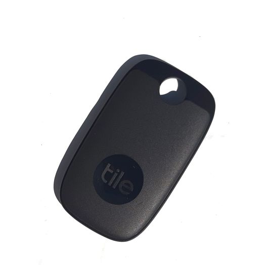 Tile Pro (2022) 1-Pack. Bluetooth Tracker, Keys Finder and Item Locator for Keys, Bags, and More; Up to 400 ft Range. Water-Resistant. iOS and Android Compatible - Bulk Packaging
