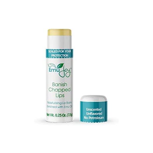 Banish Chapped Lips Emu Oil Lip Balm for Severe Dry Lips Jumbo Tube