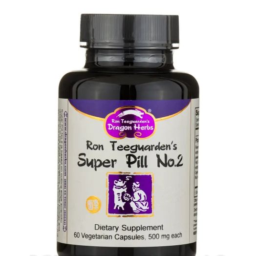 Dragon Herbs Ron Teeguarden's Super Pill No. 2 500 mg - 60 Vegetarian Capsules