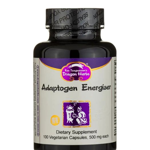 Dragon Herbs Adaptogen Energizer - 100 Vegetarian Capsules