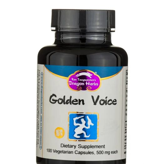 Dragon Herbs Golden Voice - 100 Vegetarian Capsules