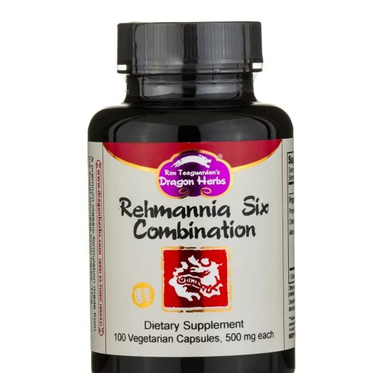 Dragon Herbs Rehmannia Six Combination - 100 Vegetarian Capsules