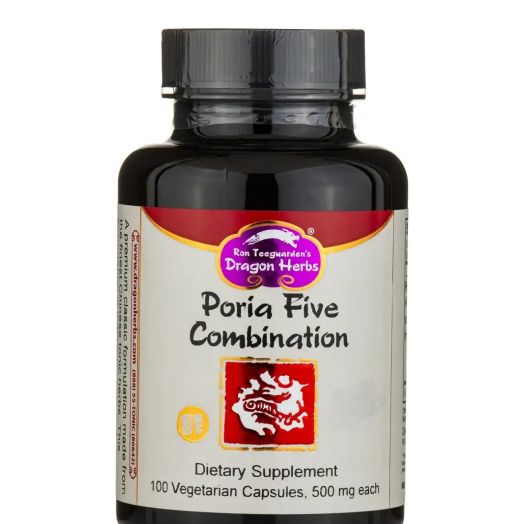 Dragon Herbs Poria Five Combination - 100 Vegetarian Capsules