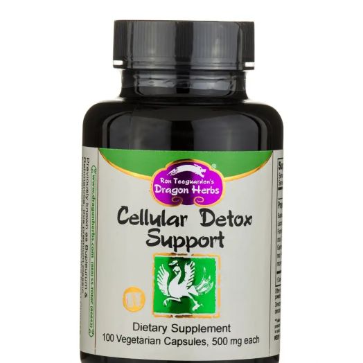 Dragon Herbs Cellular Detox Support - 100 Vegetarian Capsules