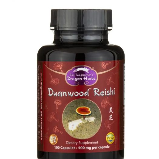Dragon Herbs Duanwood Reishi - 100 Vegetarian Capsules