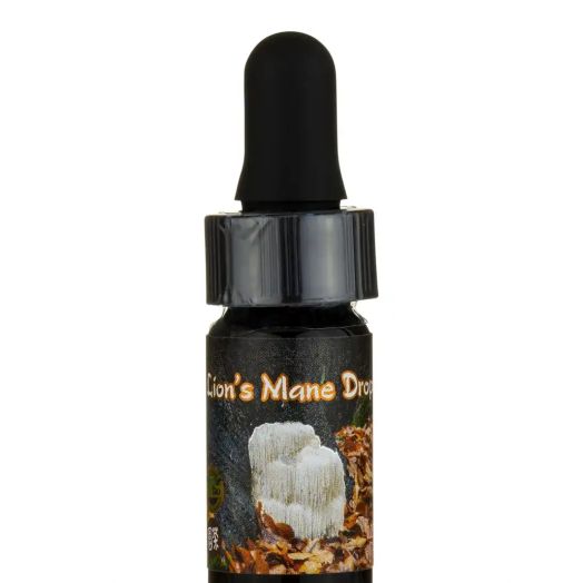 Dragon Herbs Lion's Mane Mini Drops - 0.25 fl. oz (7.4 ml)