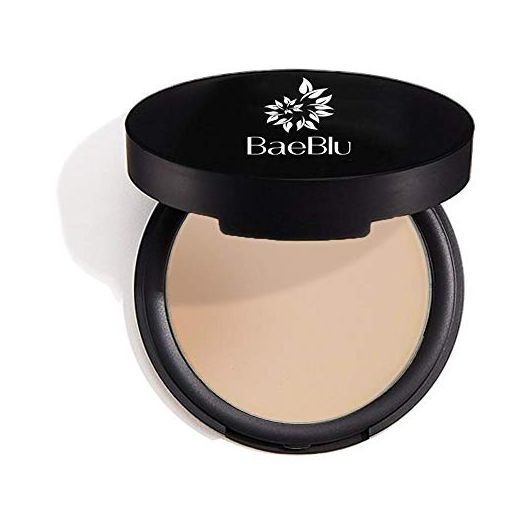 BaeBlu Organic Setting Powder, Extend Makeup Wear Time, Minimize Oil and Pores, Sheer Medium