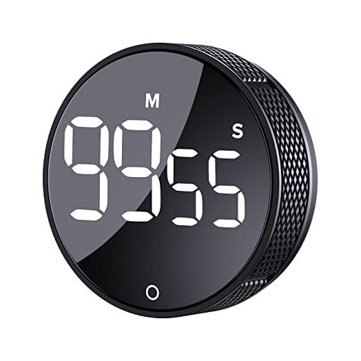 AVINIA Digital Kitchen Timer, Visual Large LED Display Magnetic Countdown Countup Timer