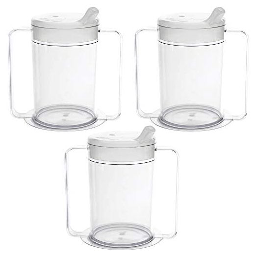 Providence Spillproof 12oz Adult Sippy Cup with Handles, Independence Sip Cups