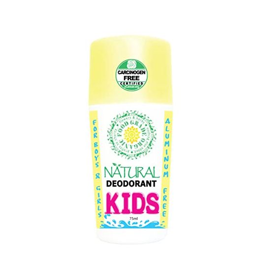 Nuonove Kids Natural Organic Roll On Deodorant, Aluminum-Free