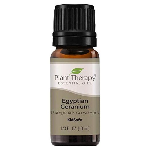 Plant Therapy Egyptian Geranium Essential Oil 100% Pure, Undiluted, Natural Aromatherapy, Therapeutic Grade 10 mL (1/3 oz)