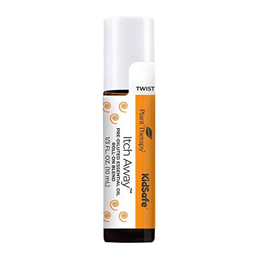 Plant Therapy KidSafe Itch Away Essential Oil Blend Pre-Diluted Roll-On 10 mL (1/3 oz) 100% Pure, Therapeutic Grade