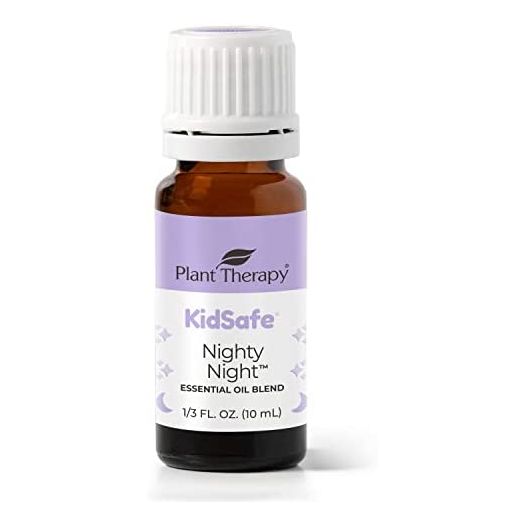 Plant Therapy KidSafe Nighty Night Essential Oil Blend for Sleep 10 mL (1/3 oz) 100% Pure, Undiluted, Natural Aromatherapy, Therapeutic Grade