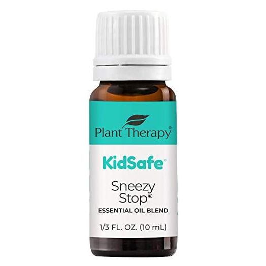 Plant Therapy KidSafe Sneezy Stop Essential Oil Blend 10 mL (1/3 oz) 100% Pure, Undiluted, Therapeutic Grade