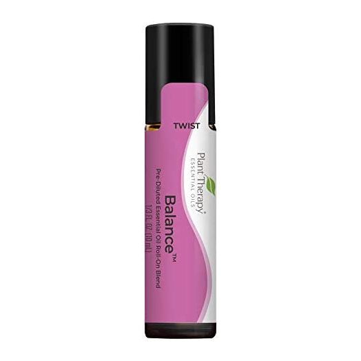 Plant Therapy Balance Essential Oil Blend 10 mL (1/3 oz) Pre-Diluted Roll-On 100% Pure, Therapeutic Grade