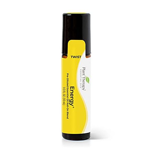 Plant Therapy Energy Essential Oil Blend 10 mL Roll-On, 100% Pure