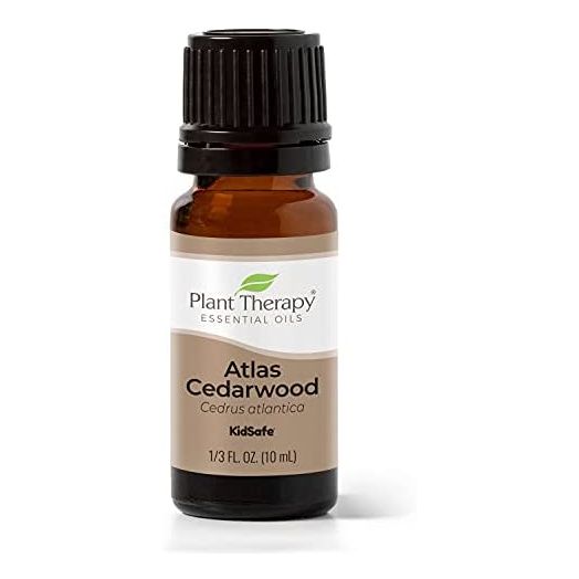 Plant Therapy Cedarwood Atlas Essential Oil 100% Pure, Undiluted, Natural Aromatherapy, Therapeutic Grade 10 mL (1/3 oz)