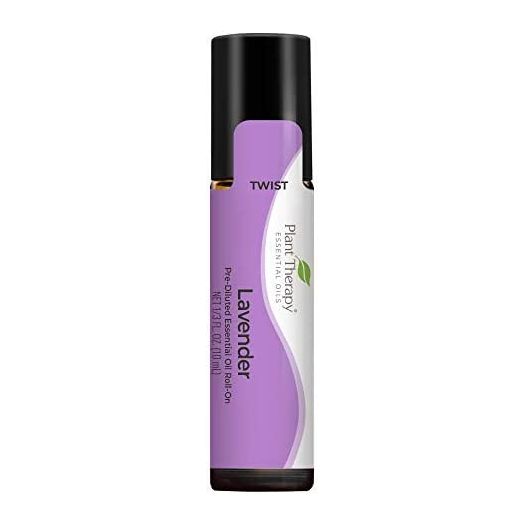 Plant Therapy Lavender Essential Oil 100% Pure, Pre-Diluted Roll-On, Natural Aromatherapy, Therapeutic Grade 10 mL (1/3 oz)