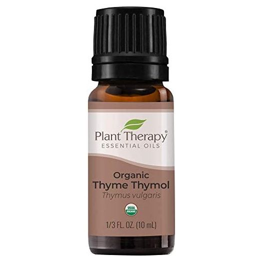 Plant Therapy Thyme Thymol Organic Essential Oil 10 mL (1/3 oz) 100% Pure, Undiluted, Therapeutic Grade