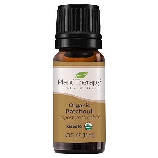 Plant Therapy Organic Patchouli Essential Oil 10 mL (1/3 oz) 100% Pure, Undiluted, Therapeutic Grade