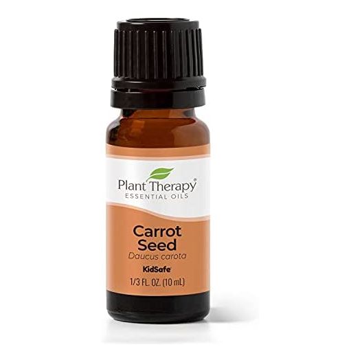 Plant Therapy Carrot Seed Essential Oil 100% Pure, Undiluted, Natural Aromatherapy, Therapeutic Grade 10 mL (1/3 oz)
