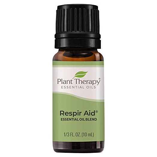 Plant Therapy Respir Aid Essential Oil Blend 10 mL (1/3 oz) Sinus, Airway and Congestion Clearing Synergy Blend 100% Pure, Undiluted, Natural Aromatherapy, Therapeutic Grade