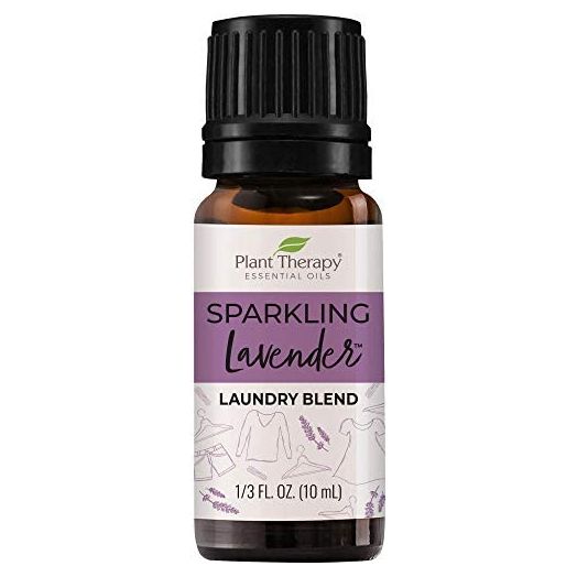 Plant Therapy Sparkling Lavender Laundry Essential Oil Blend 10 mL (1/3 oz) Pure, Undiluted, Wash Fragrance and Scent Enhancer