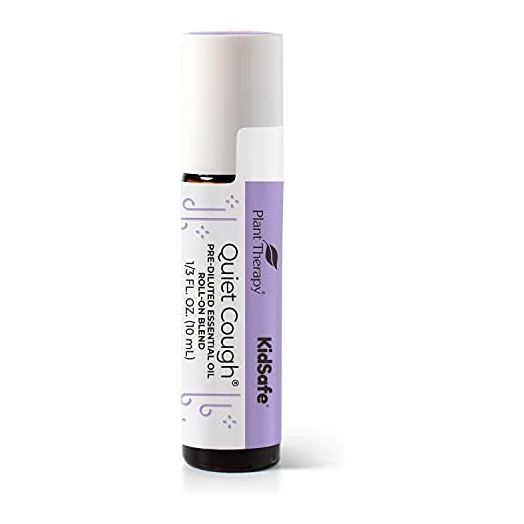 Plant Therapy Quiet Cough KidSafe Pre-Diluted Essential Oil Roll-on 10 mL (1/3 oz) 100% Pure, Therapeutic Grade