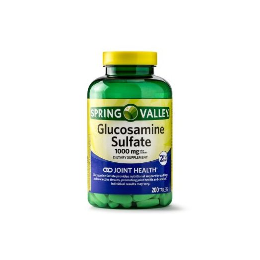 Spring Valley Glucosamine Sulfate Tablets, 1000 mg, 200 Ct