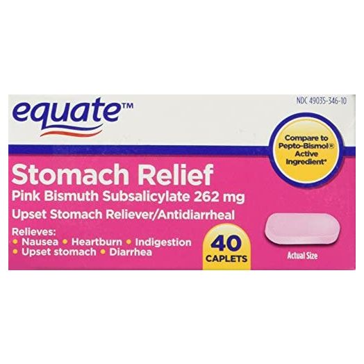 Equate Stomach Relief Caplets 40ct