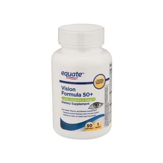 Equate 50+ Vision Formula Tablets, 50 Ct