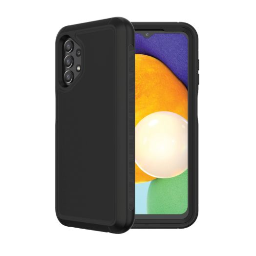 onn. Rugged Phone Case for Samsung Galaxy A13 LTE, Black