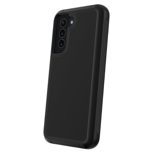 onn. Rugged Phone Case for Samsung Galaxy S21 FE 5G, Black