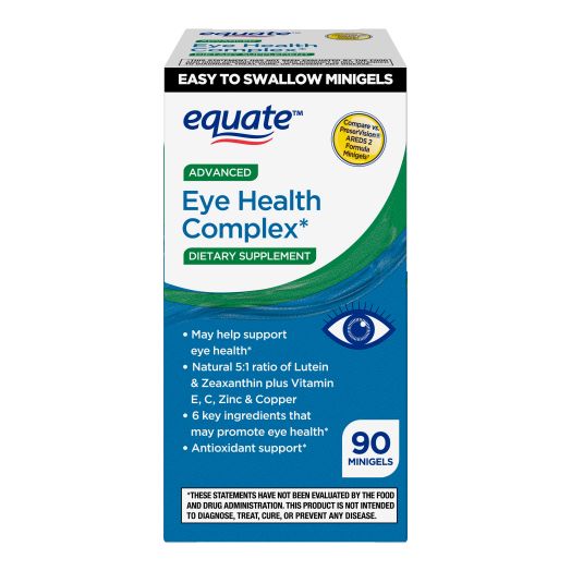 Equate Advanced Eye Health Complex* Minigels Dietary Supplement, 90 count