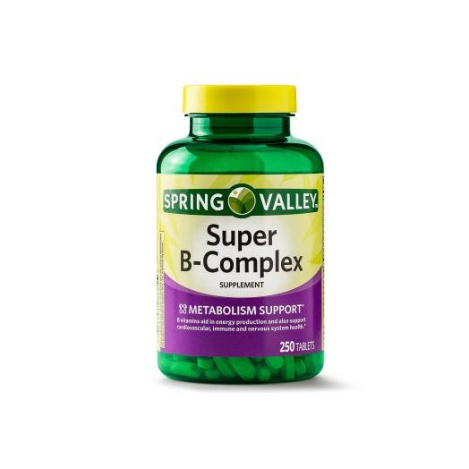 Spring Valley Super B-Complex Tablets, 250 Ct