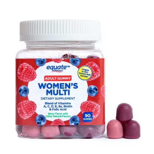 Equate Women's Multi Adult Gummies, 90 Count