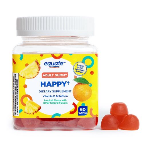 Equate Happy Adult Gummies, 60 Count