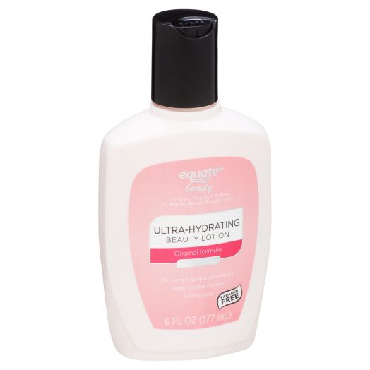Equate Beauty Ultra-Hydrating Beauty Lotion Softening and Smoothing for Dry Skin, 6 fl oz