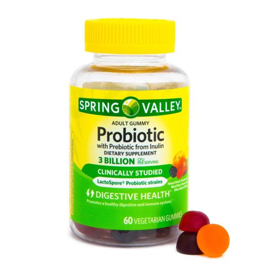 Spring Valley Adult Probiotic + Prebiotic Gummies, 60 Count