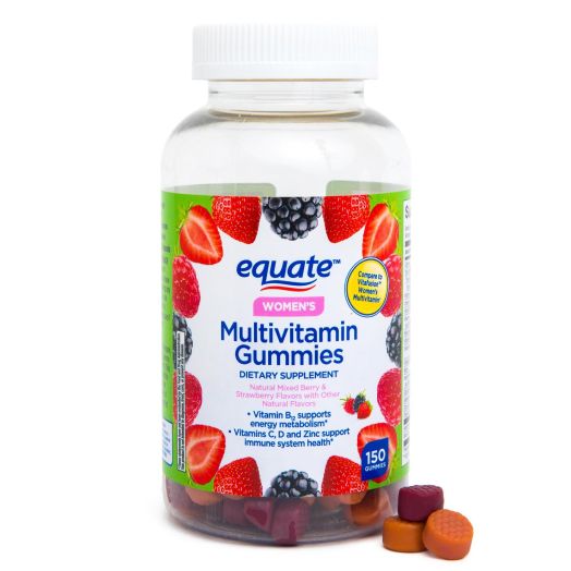 Equate Women's Multivitamin Gummies Dietary Supplement, 150 count